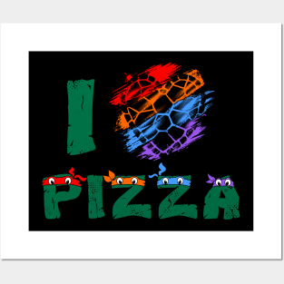 Pizza Lover Ninjas Posters and Art